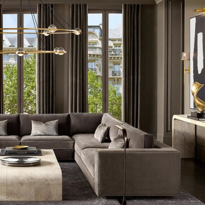 Eclatant Crystal Ball 2-Tier Round Chandelier 60"