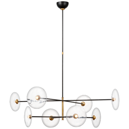 Karina Clear Chandelier for dining room