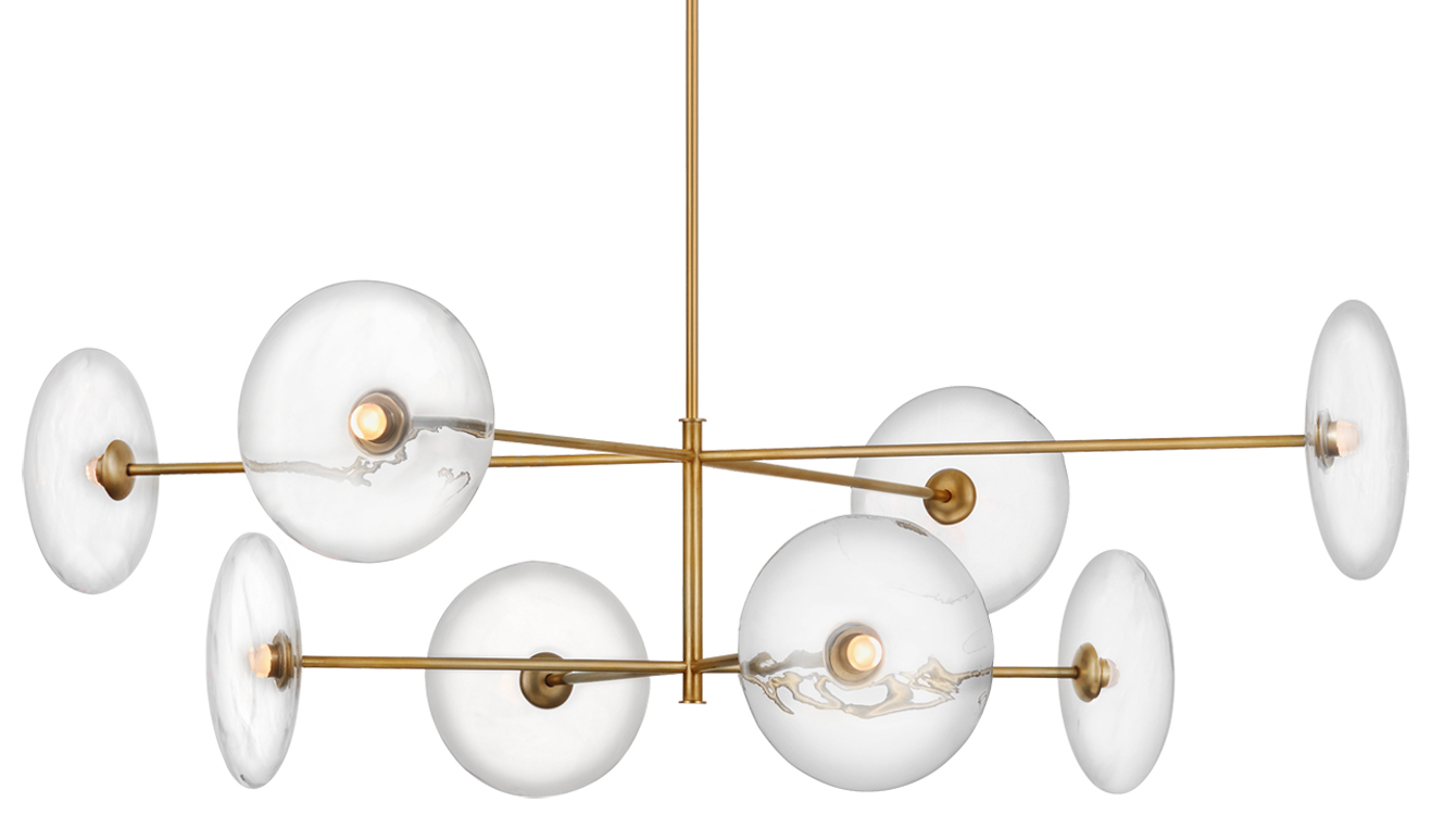 Karina Clear Chandelier for dining room