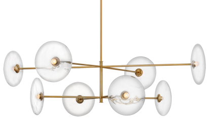 Karina Clear Chandelier for dining room