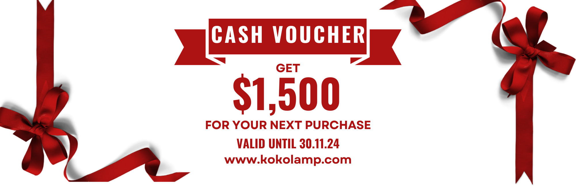 $1,500 Cash voucher