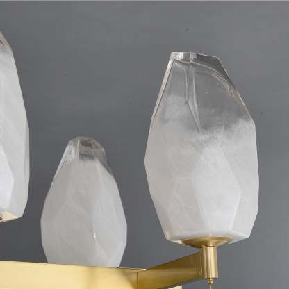 Liya pendant glass chandelier 10 Lights