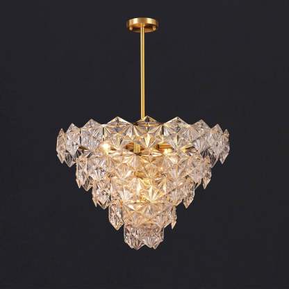 Diamond Mordern style Round crystal chandelier D20"