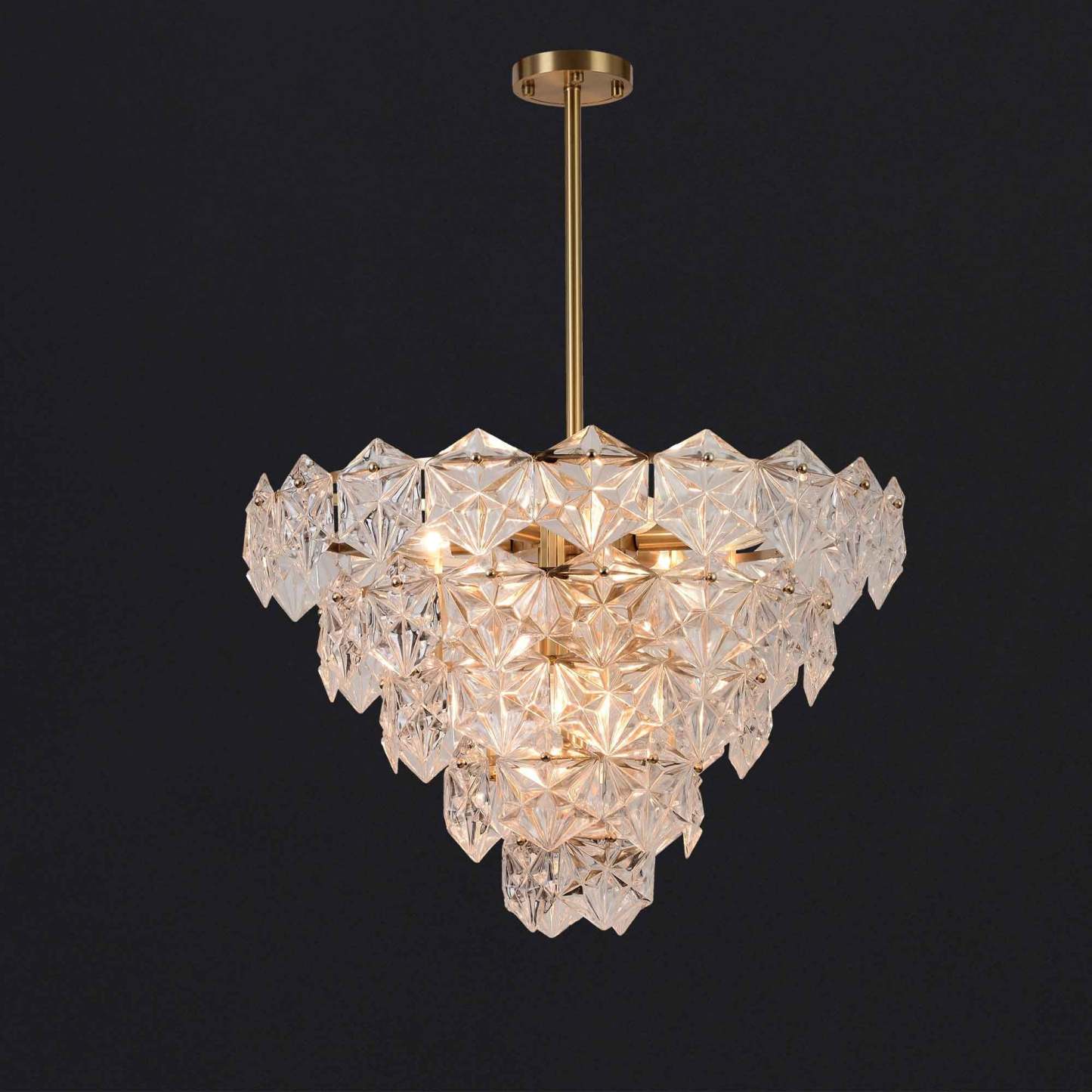 Diamond Mordern style Round crystal chandelier D20"