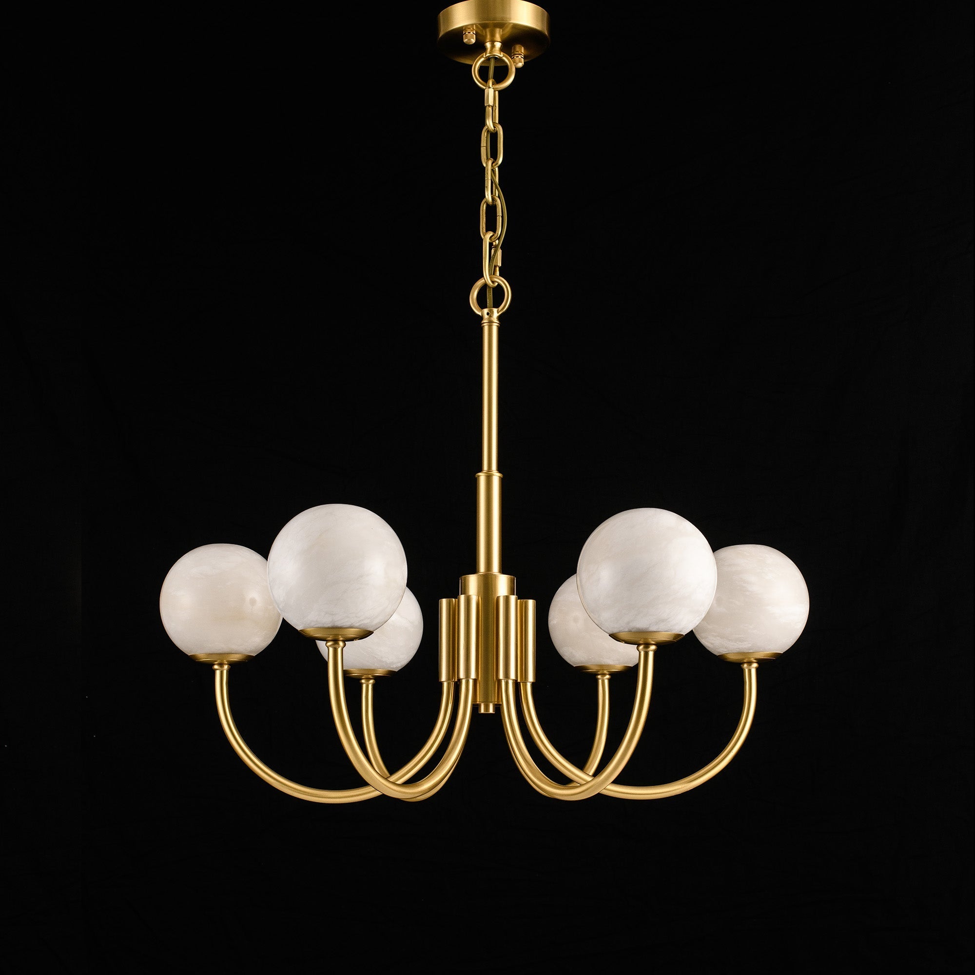 Modern Marble Round Chandelier