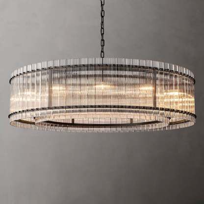 San Marc Handmade Glass Round Chandelier 60" Lamp body