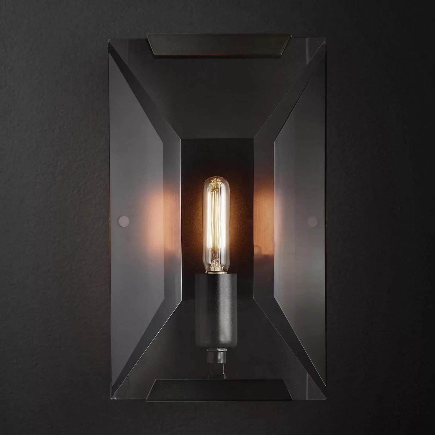 Halow Faceted Crystal Wall Sconce