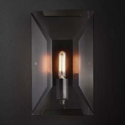 Halow Faceted Crystal Wall Sconce