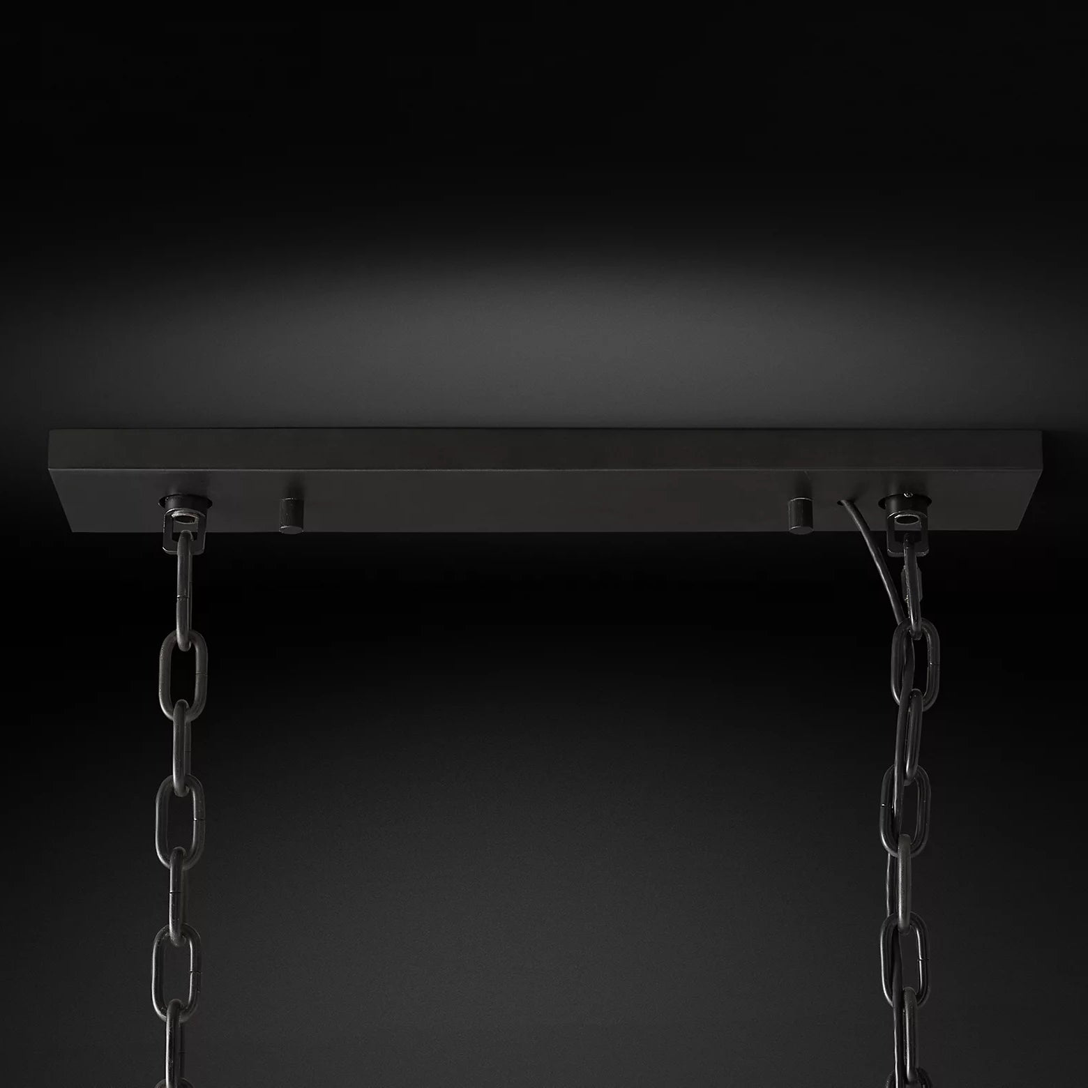 Halow Faceted Crystal Rectangular Chandelier 42"