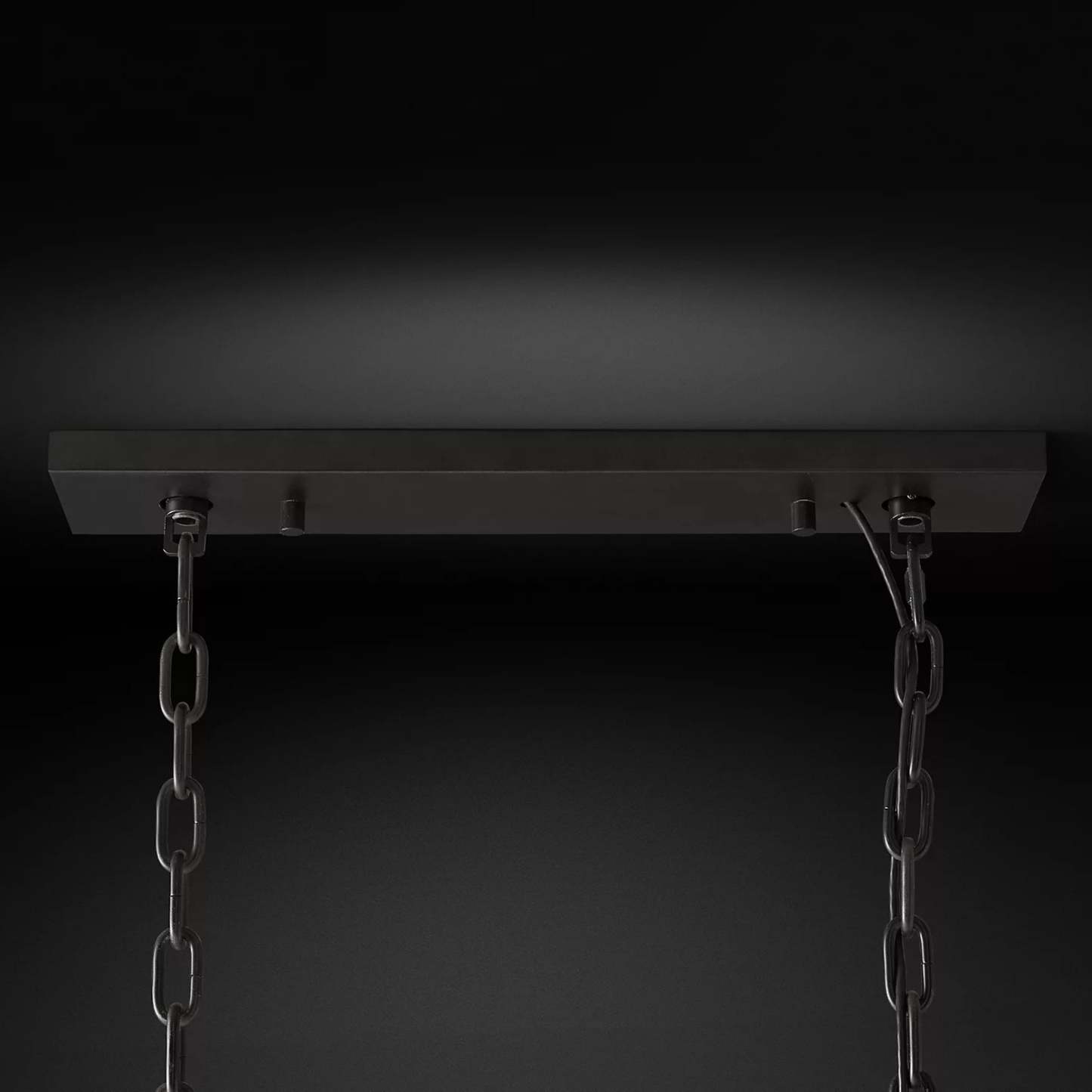 Halow Faceted Crystal Rectangular Chandelier 42"