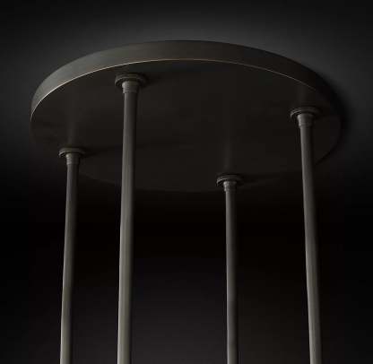 Revella Glass Cup Round Chandelier 36"