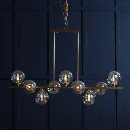 Evale Ball Gold Chandelier
