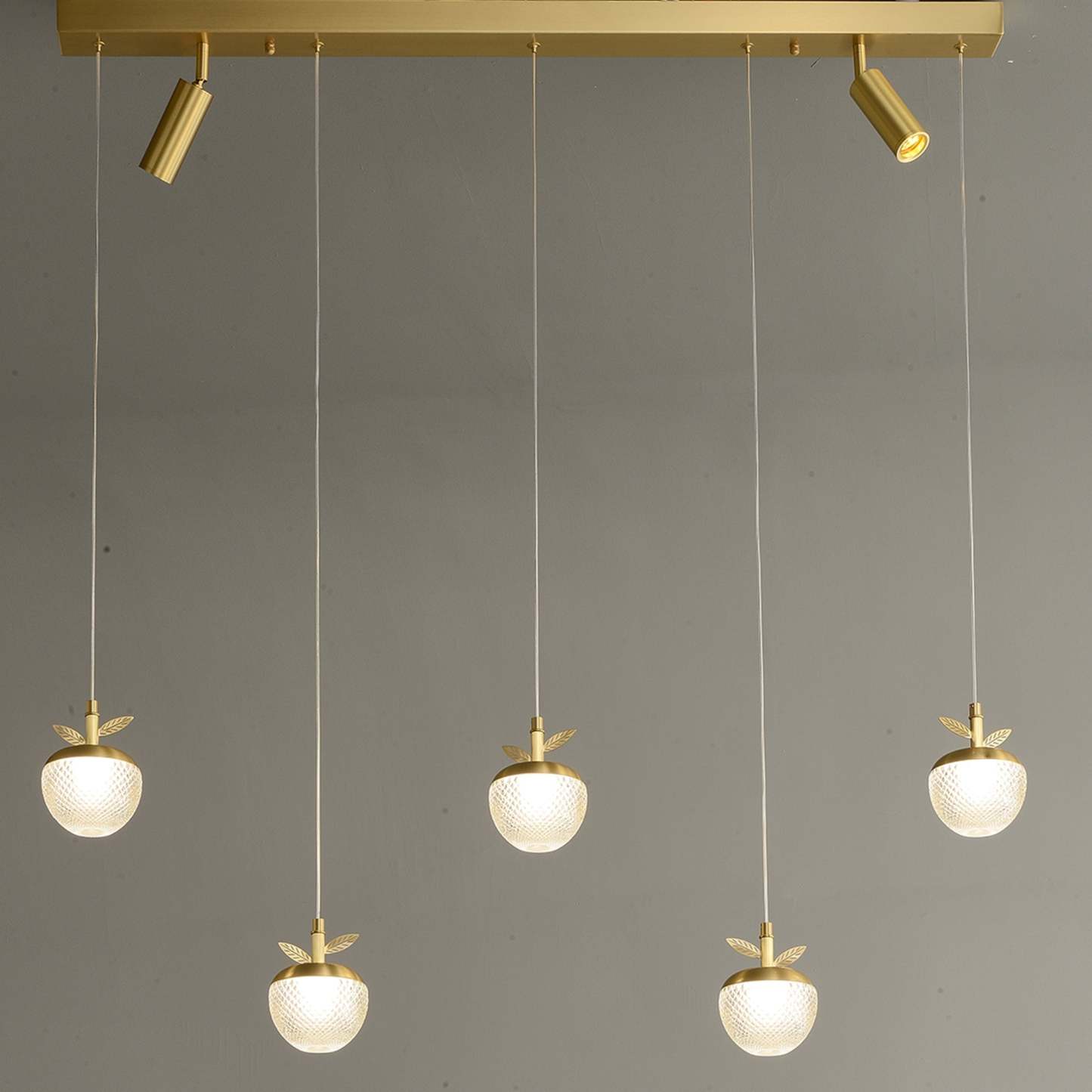 Modern Creative apple rectangle chandelier