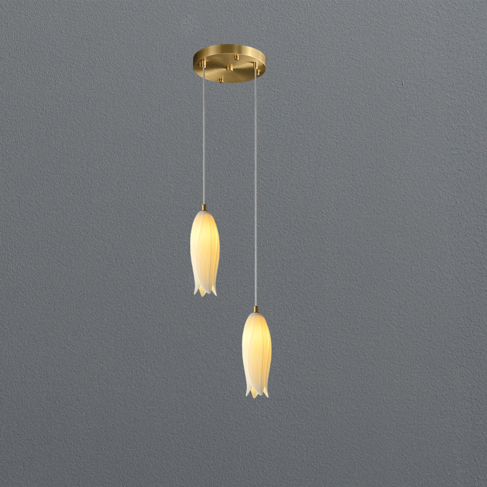 White Bud Modern Chandelier