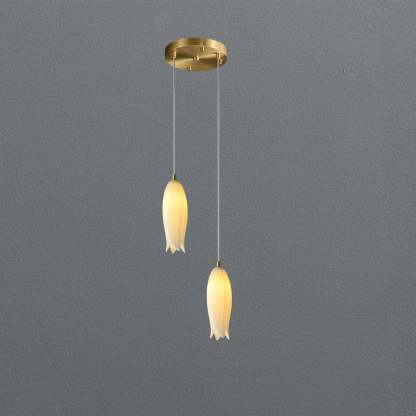 White Bud Modern Chandelier