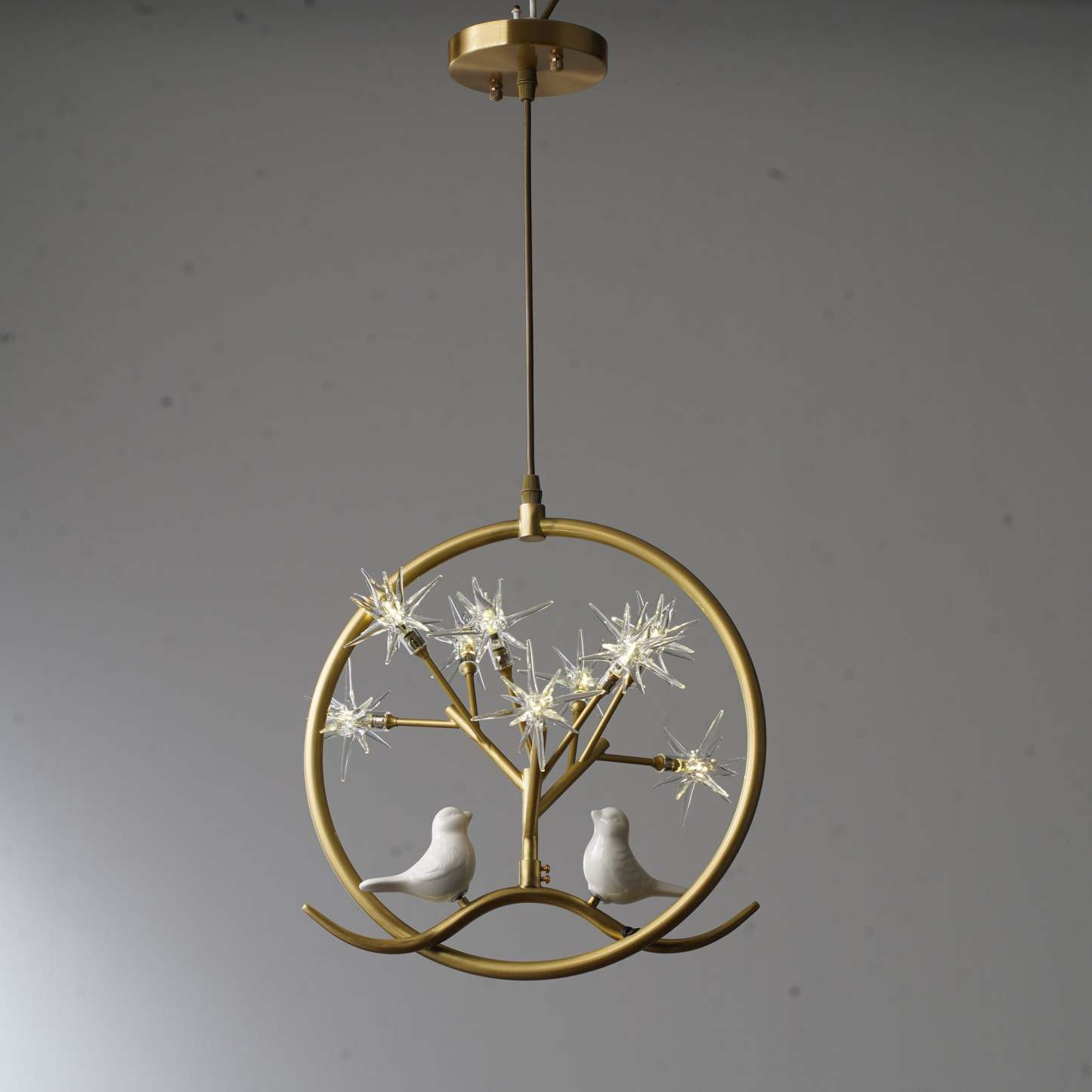 Gold Ring Chandelier