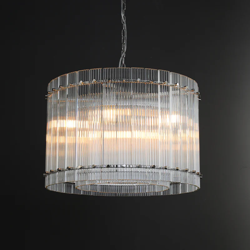 San Marc Handmade Glass Round Chandelier 22"