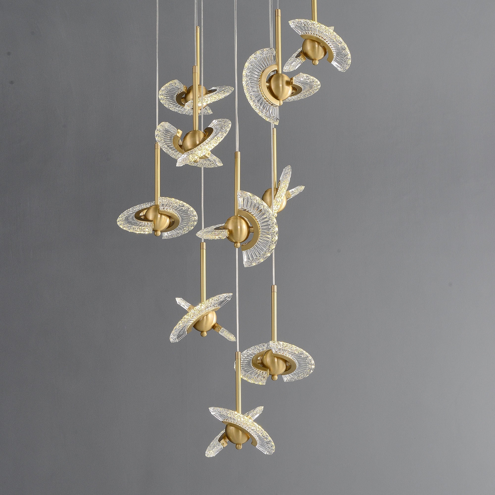 Spinning top chandelier 24 Lights