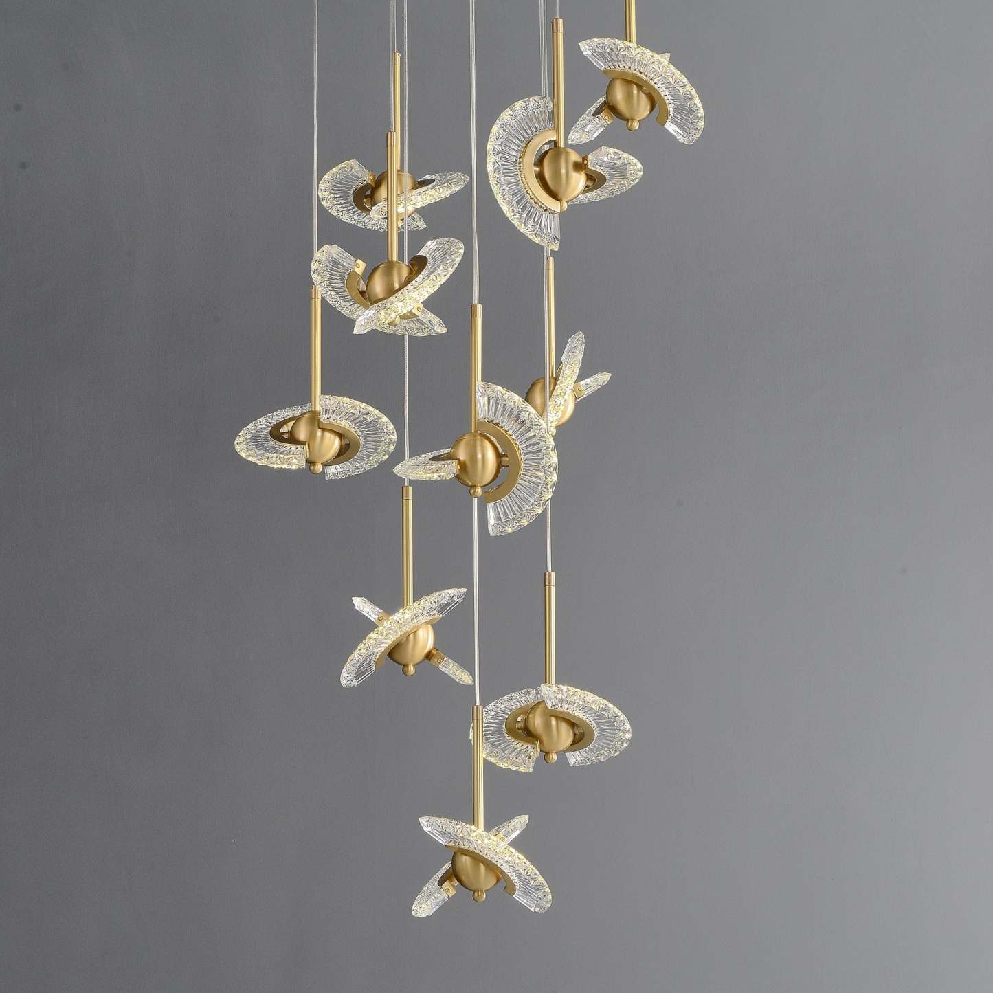 Spinning top chandelier 24 Lights