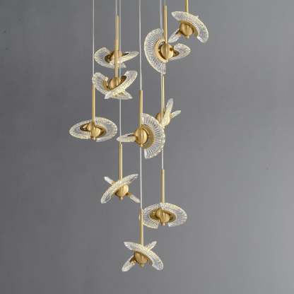 Spinning top chandelier 24 Lights