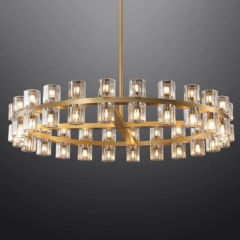 Arcachon Led Round Chandelier For Crystal Cup 48"