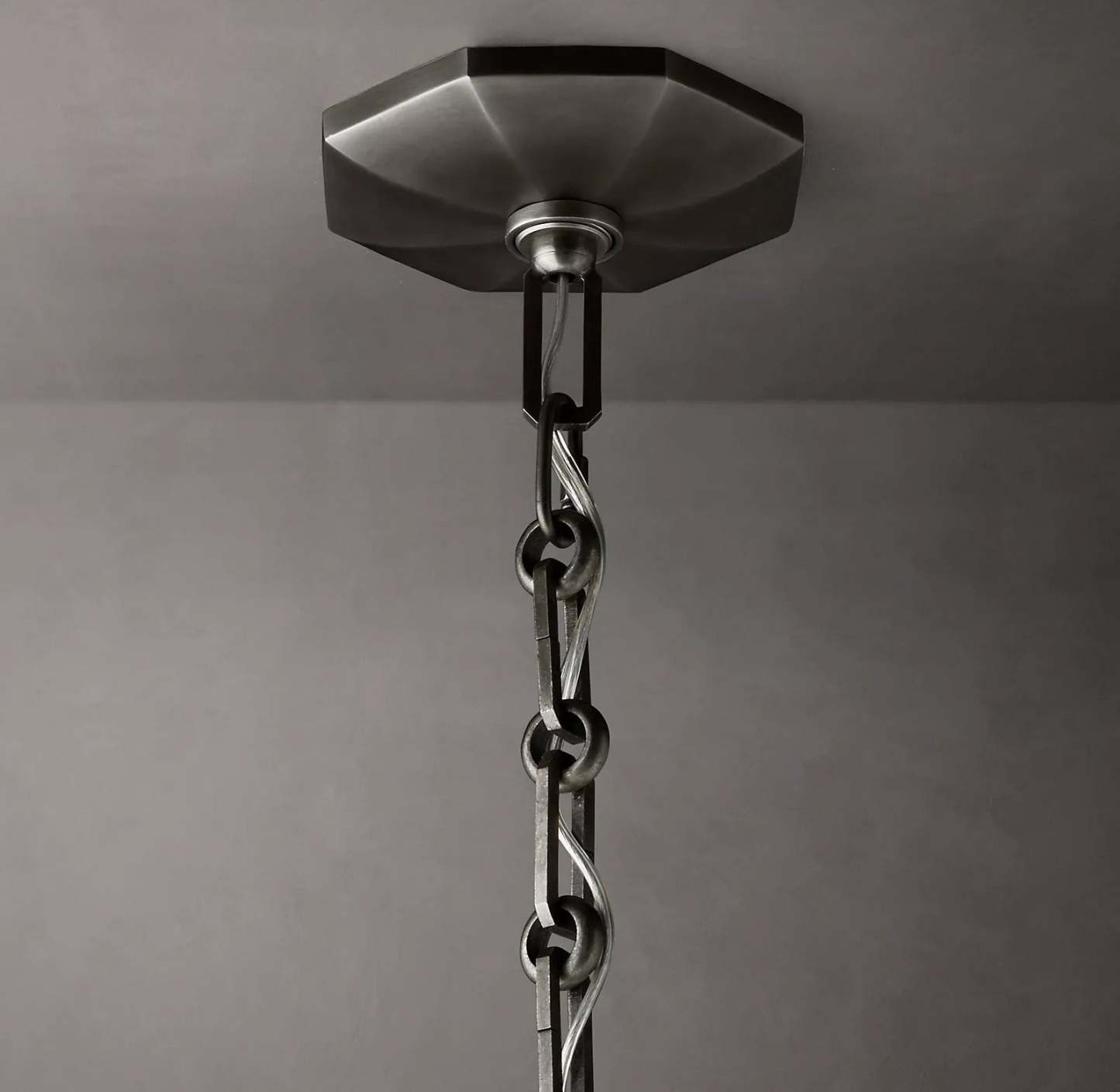 Bonnie Faceted Crystal Round Chandelier 36"