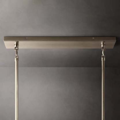 Chiara Glass Multi-Tier Rectangular Chandelier 54"W