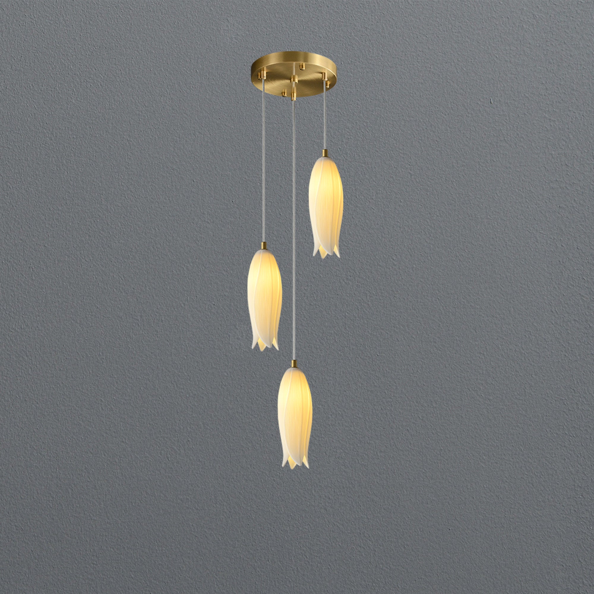 White Bud Modern Chandelier