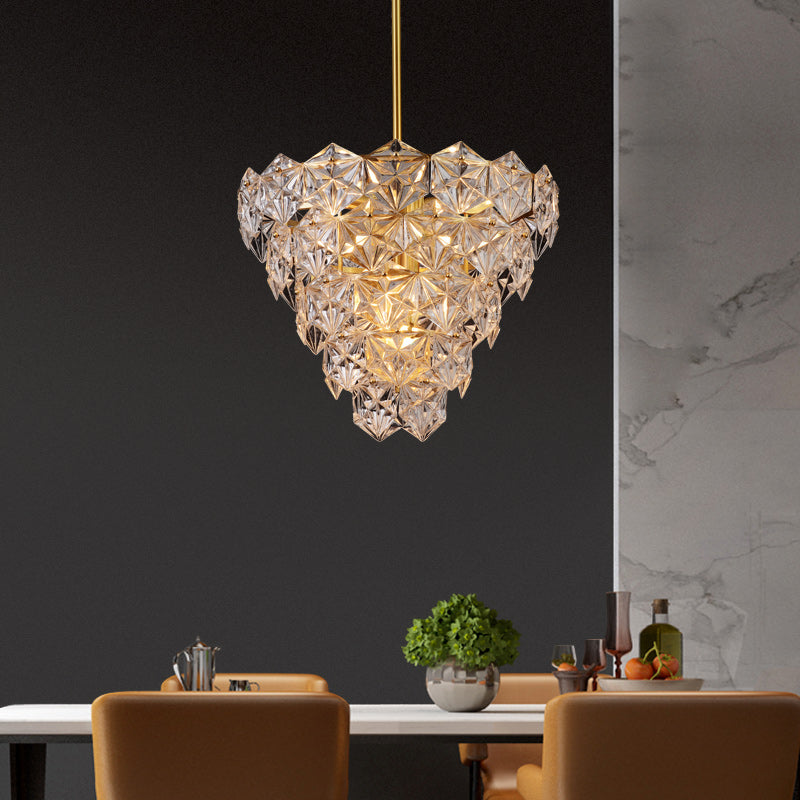 Diamond Mordern style Round crystal chandelier D20"
