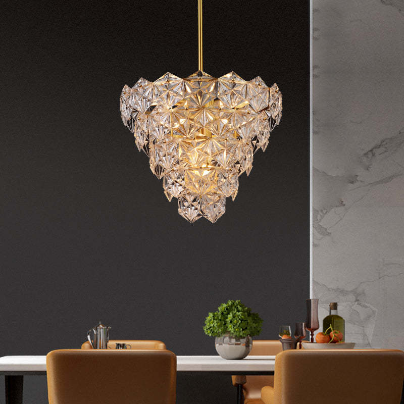 Diamond Mordern style Round crystal chandelier D20"
