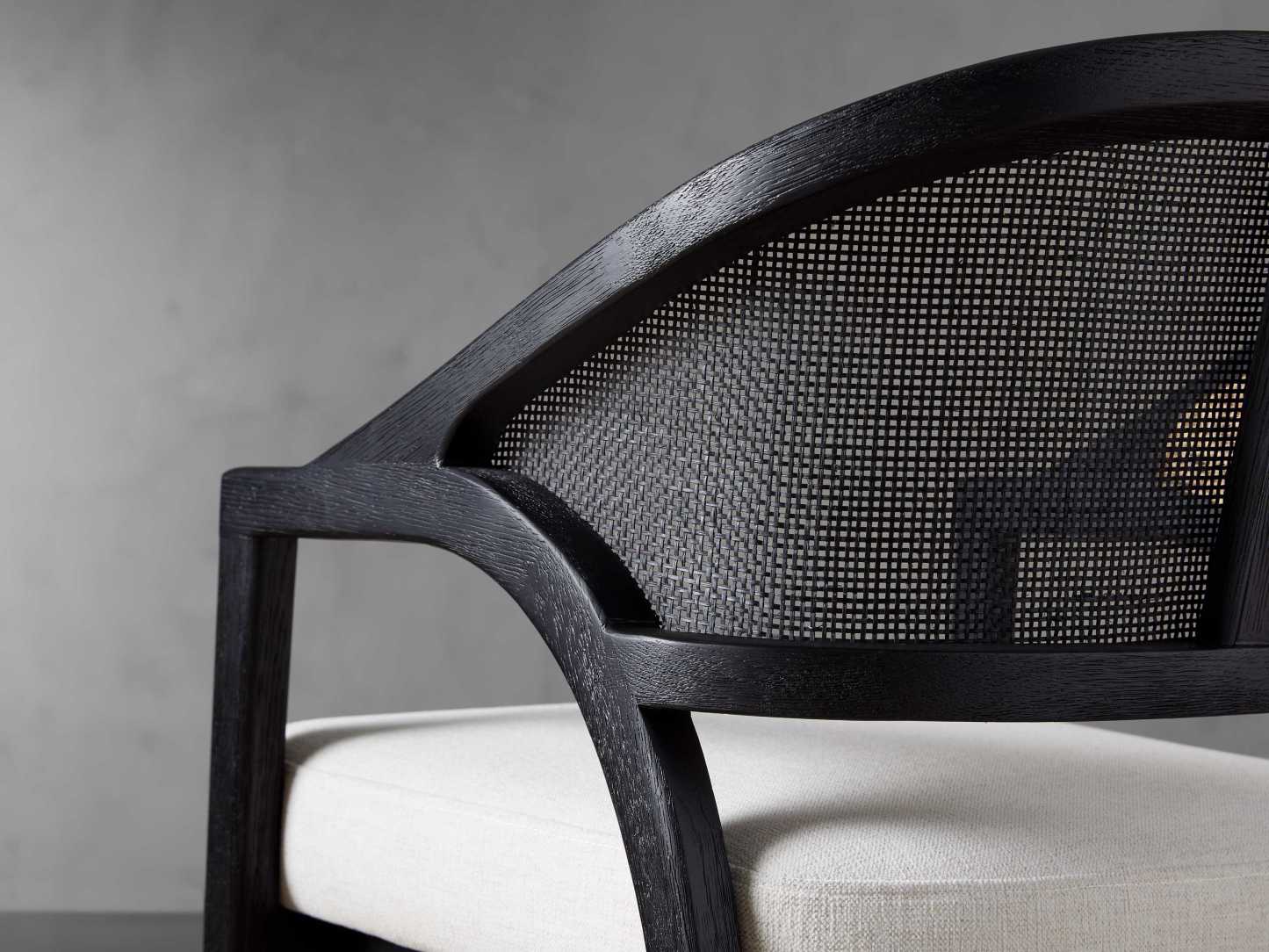 Aimee Counter Stool in Black Drifted 21.75" Width
