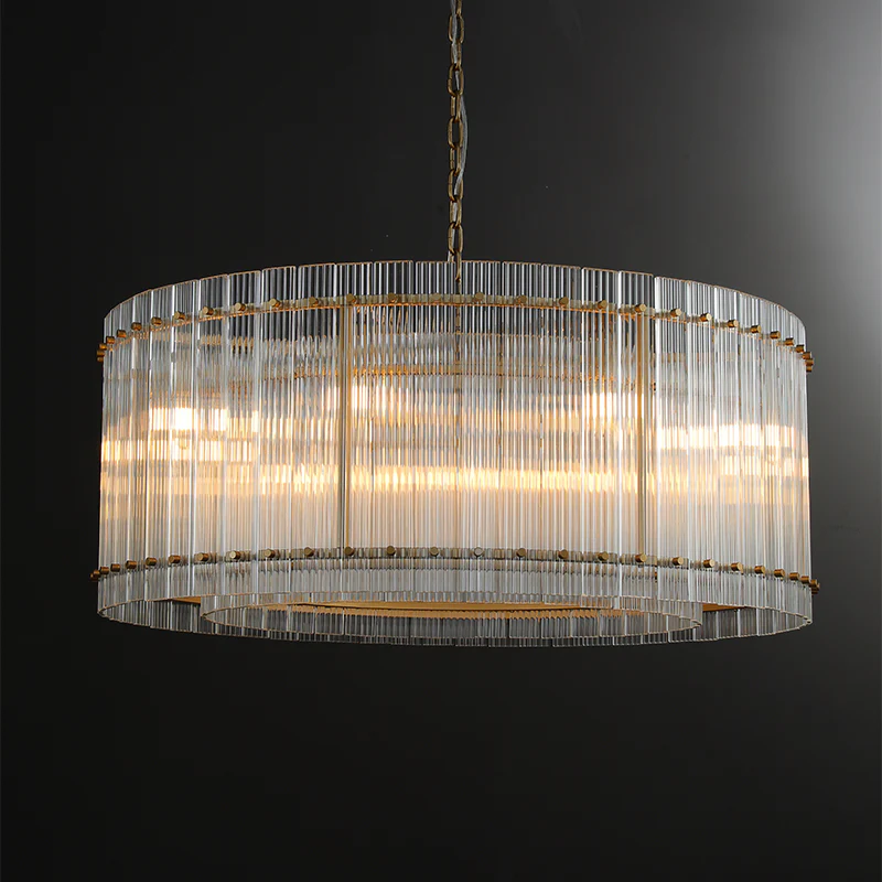 San Marc Handmade Glass Round Chandelier 37"