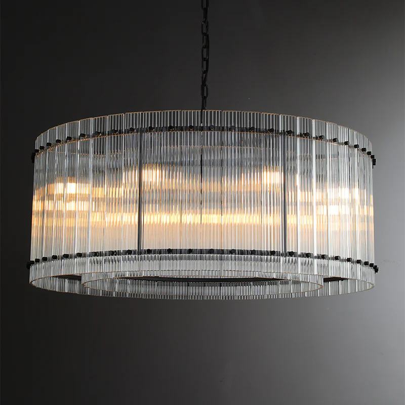 San Marc Handmade Glass Round Chandelier 37"