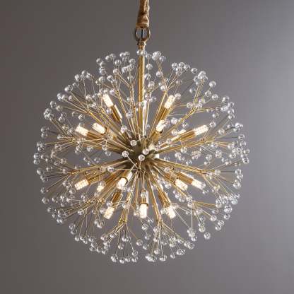 Fashion Modern Gypsophila Full Copper Chandelier