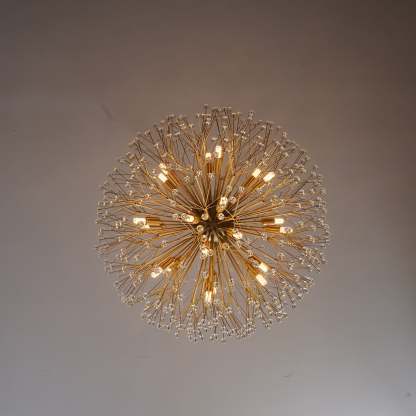 Fashion Modern Gypsophila Full Copper Chandelier