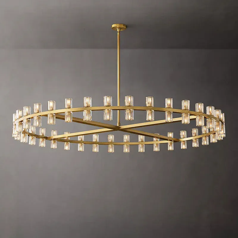 Arcachon Led Round Chandelier For Crystal Cup 60"