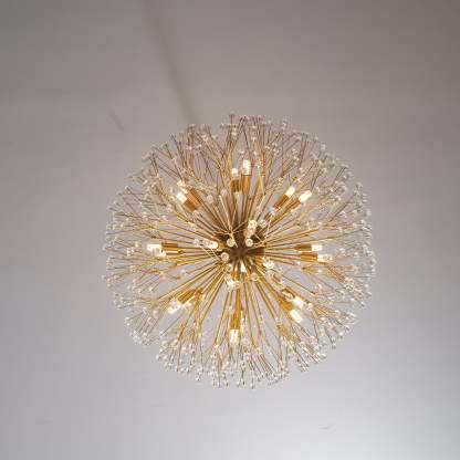 Fashion Modern Gypsophila Full Copper Chandelier