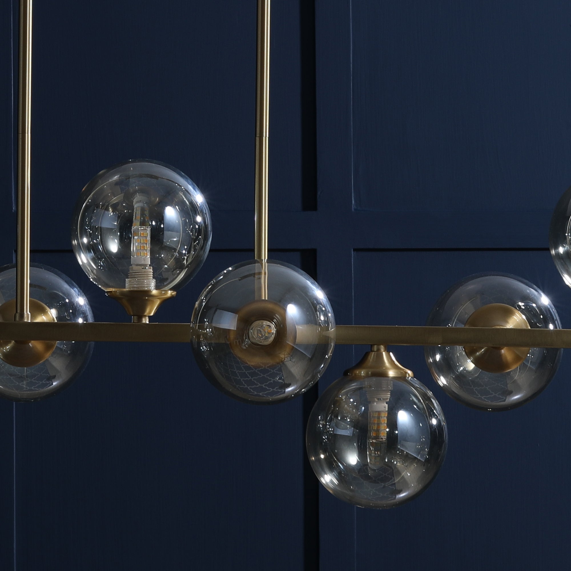 Evale Ball Gold Chandelier