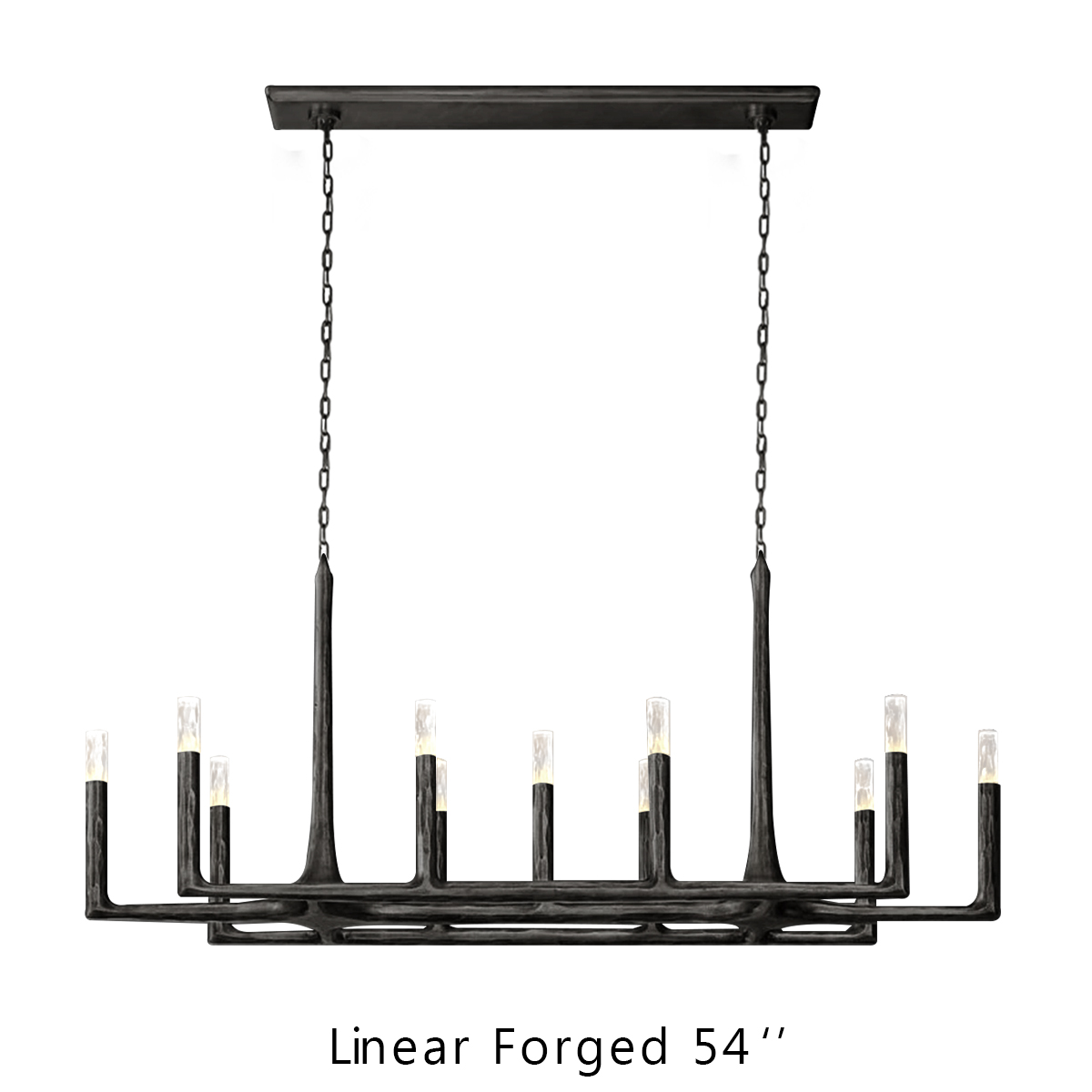 Thaddeus Linear Chandelier 54″ 11 Lights