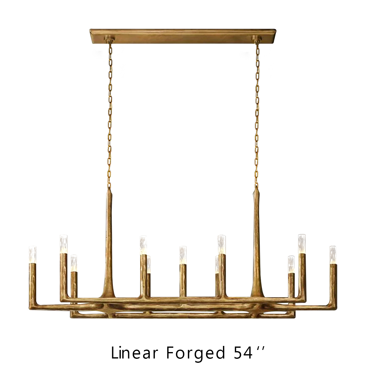 Thaddeus Linear Chandelier 54″ 11 Lights