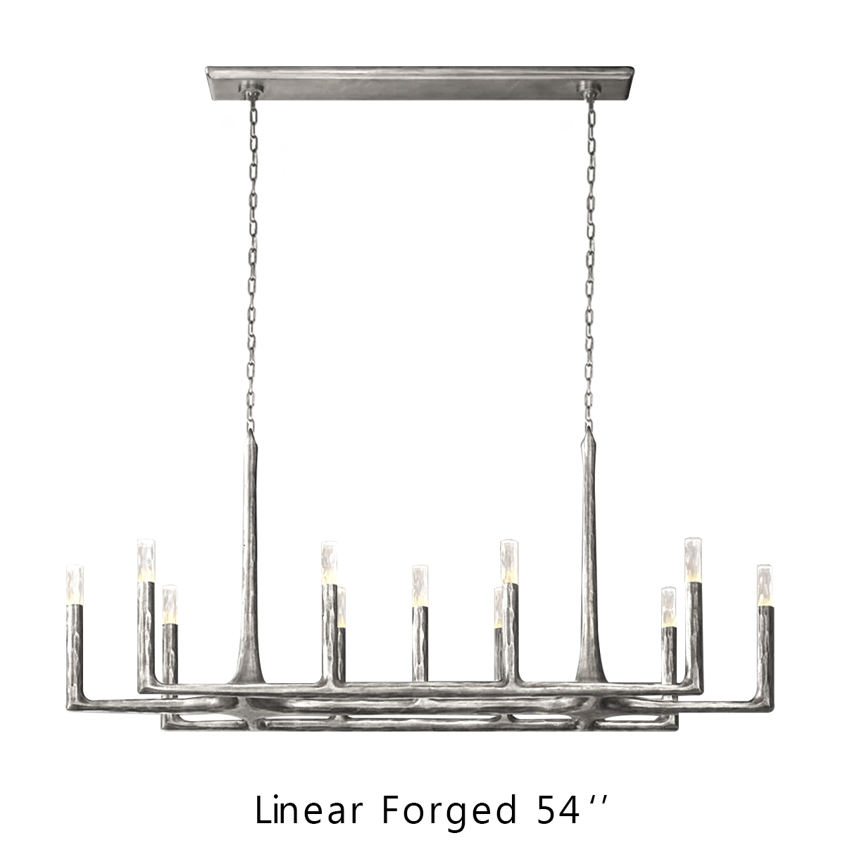 Thaddeus Linear Chandelier 54″ 11 Lights