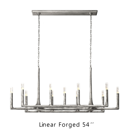 Thaddeus Linear Chandelier 54″ 11 Lights