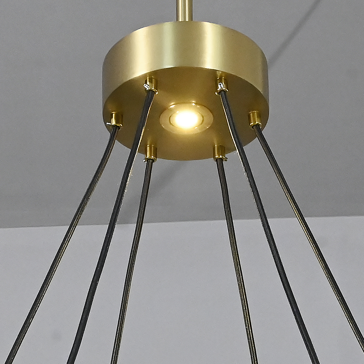 Eclatanti Crystal Ball Round Chandelier 36"