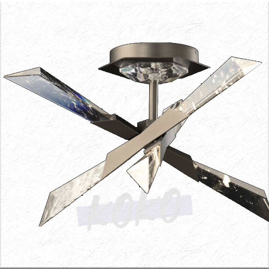 Solitude LED 28.5" Semi-Flush Mount