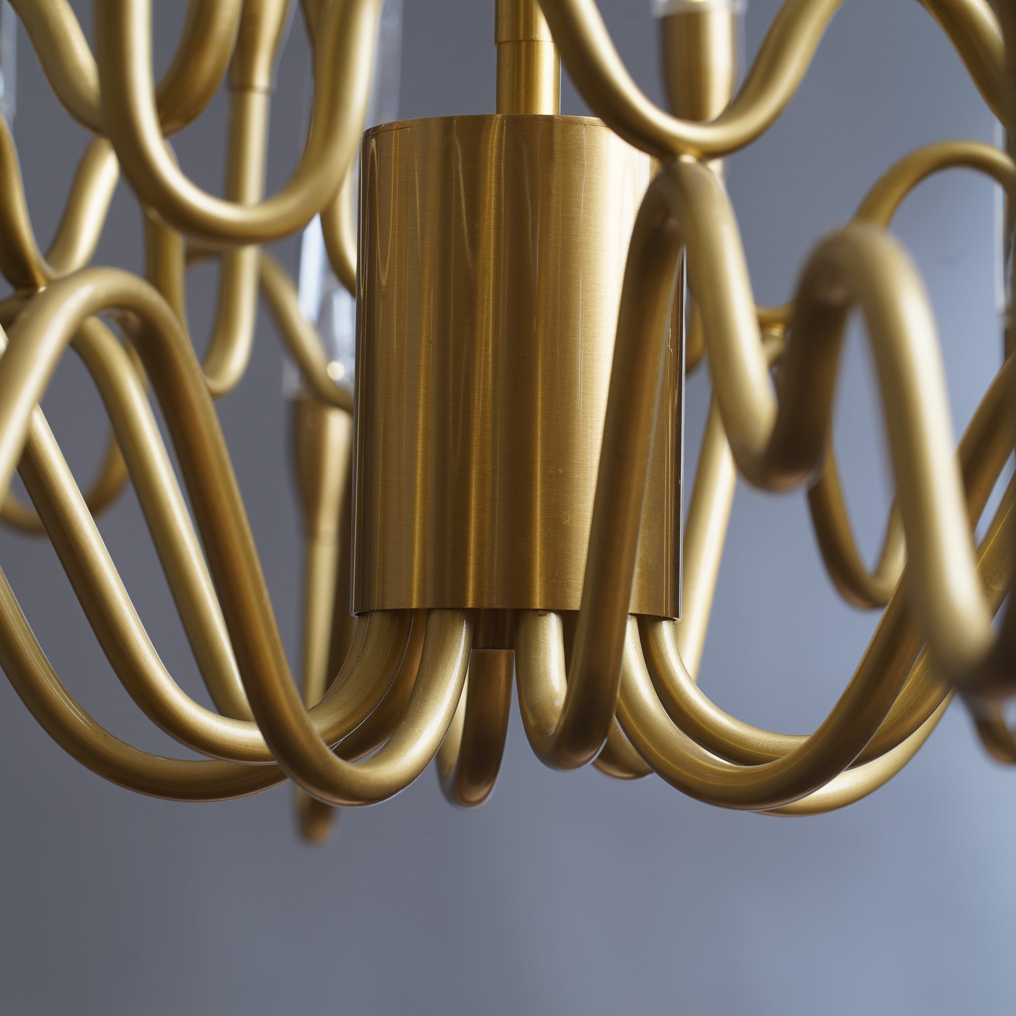 Postmodern Creative Arrow Copper  Luxury Chandelier