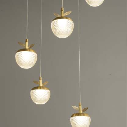 Modern Creative apple rectangle chandelier