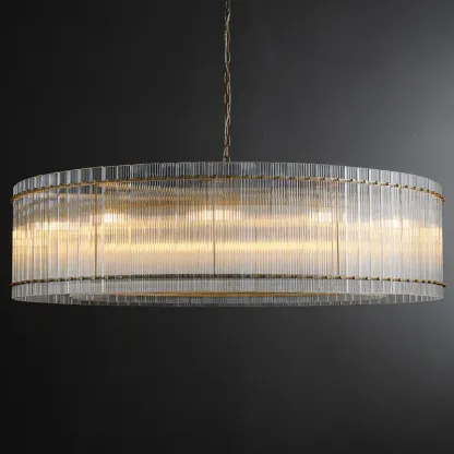 San Marc Handmade Glass Round Chandelier 60"