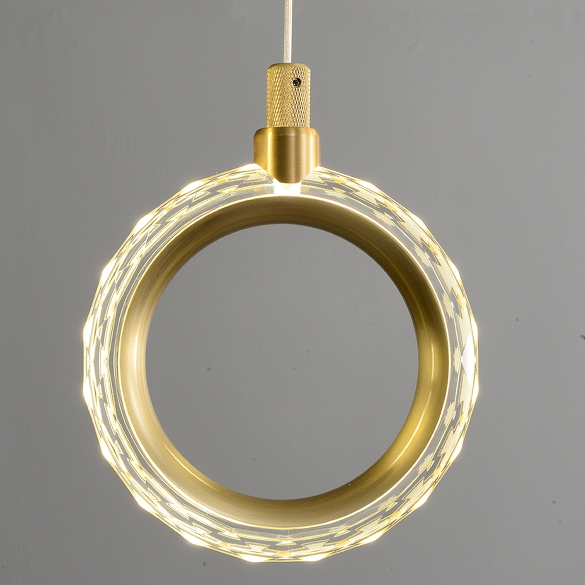 Modern Creative rectangle ring chandelier