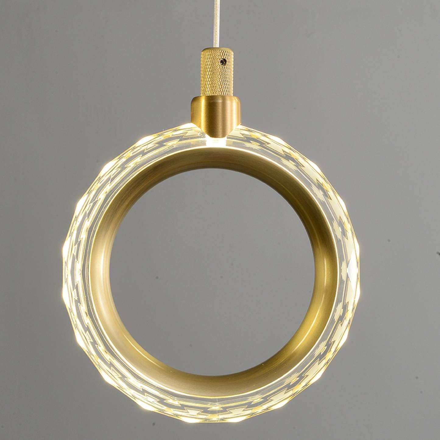 Modern Creative rectangle ring chandelier