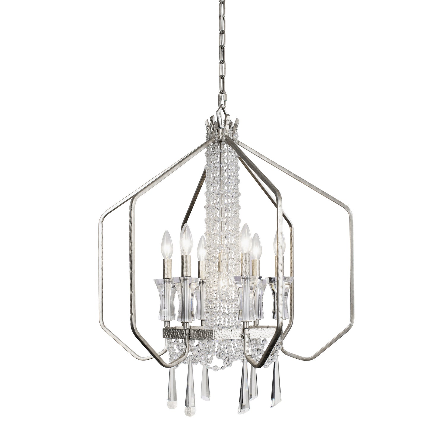 Baylor  Seven Light Pendant In Transcend Silver
